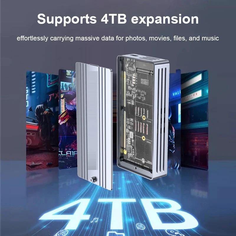 Boîtier SSD USB4 40Gbps M.2 NV - Thunderbolt 4 External Ssd 4Tb avis et prix
