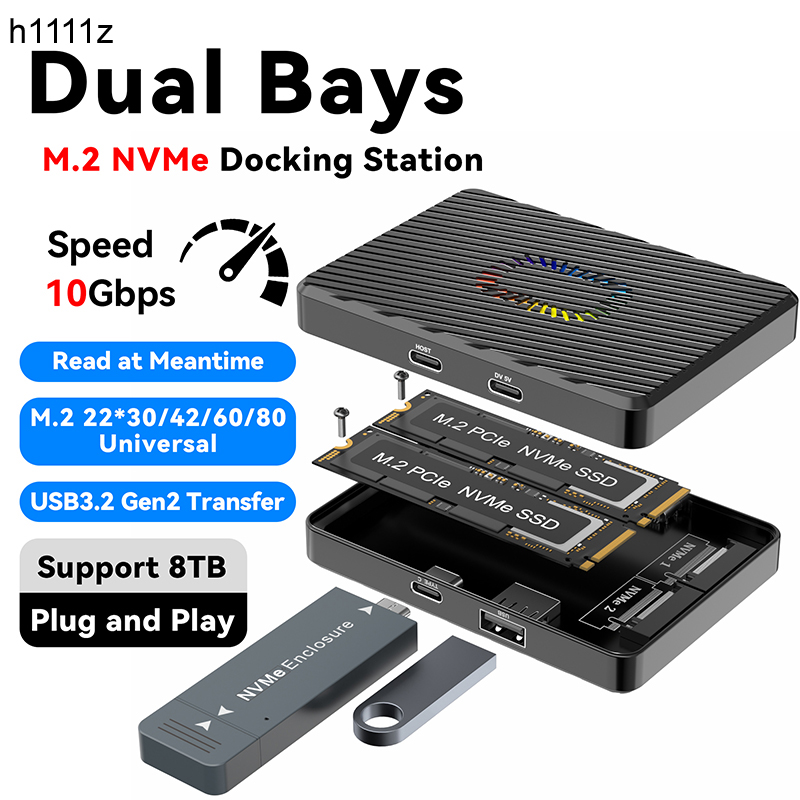 Station d'accueil double baies - 8Tb M2 Nvme Ssd avis et prix