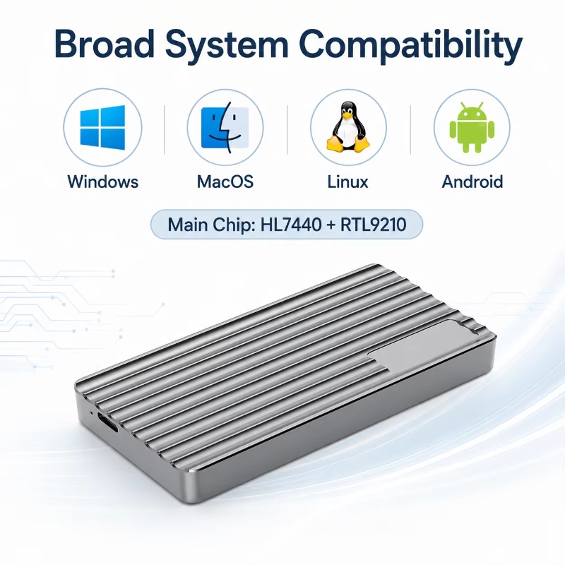 Boîtier externe portable en al - Usb4 40Gbps External Ssd 8Tb avis et prix